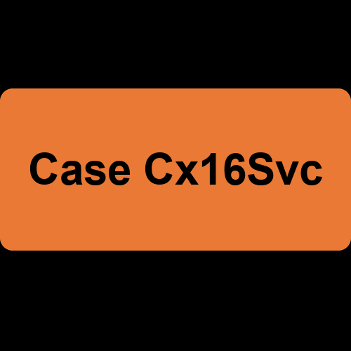 Case Cx16Svc
